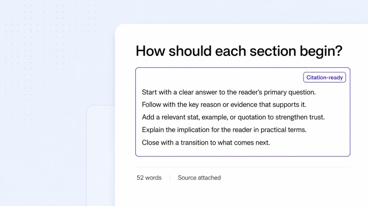 How to Optimize Blog Posts for AI Answer Engines
